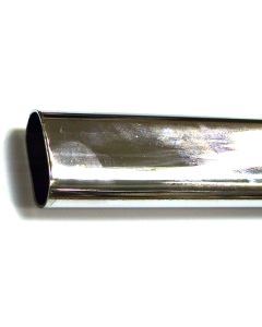MÖBELROHR,STAHL, OVAL 30x15MM